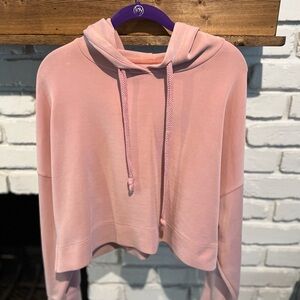 Cropped Pink Women's Hoodie